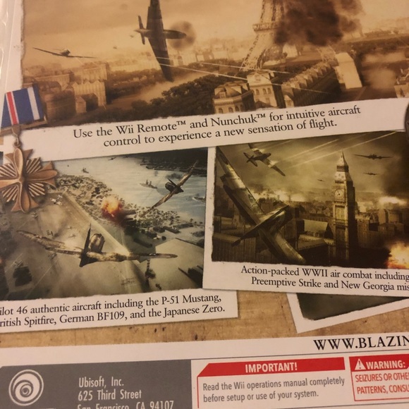 Blazing Angels: Squadrons of WWII - Nintendo  Wii Game complete tested - Picture 4 of 8